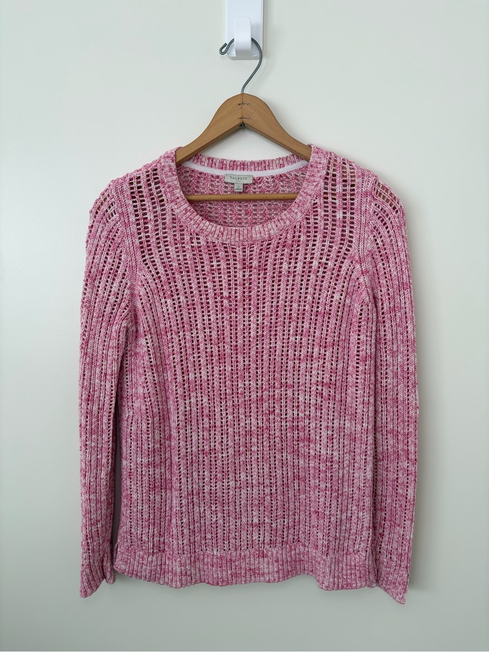 Talbots Pink Textured Women's Sweater